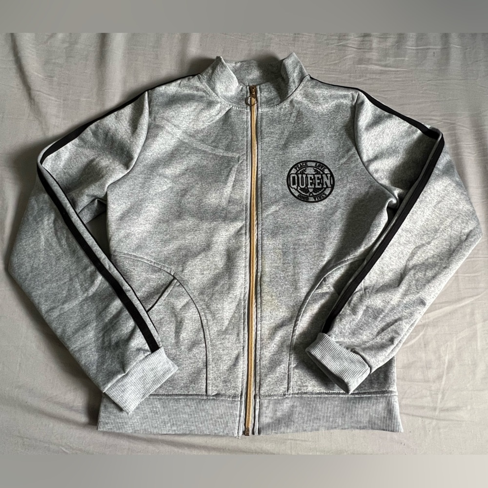 Grey Queen track suit jacket